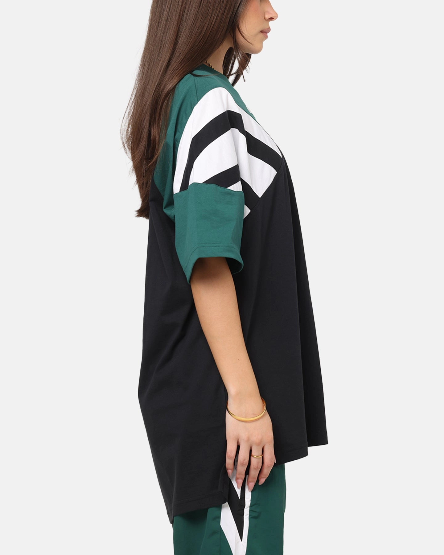 Adidas Archive Cutline T-Shirt Collegiate Green Noise Reduced Zipper TaglessComfort