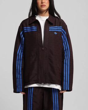 AntiStatic Coating Adidas Originals 70's Club Jacket Brown