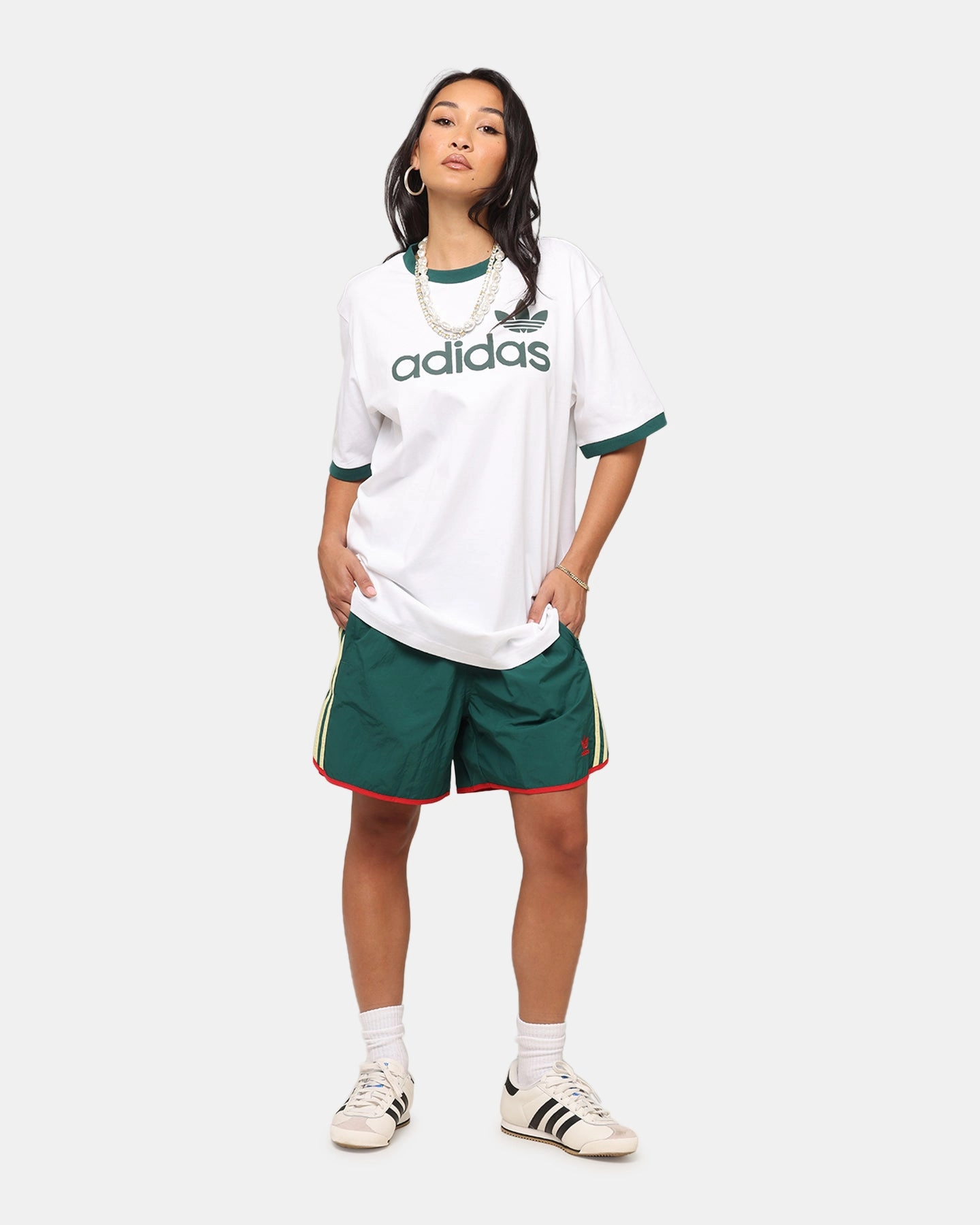 Adidas Simple T-Shirt White casual top All-Purpose Wear