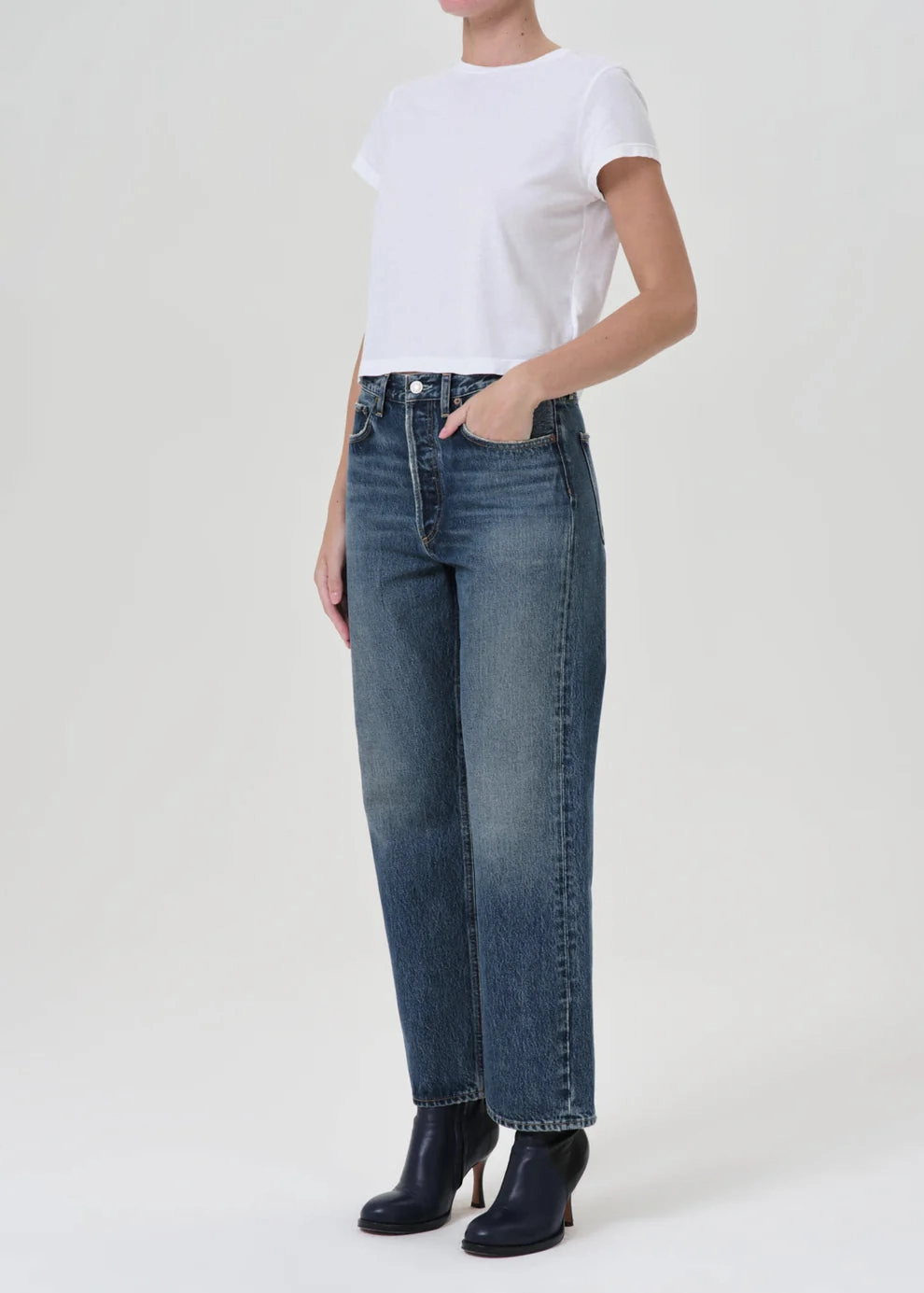 Adine Shrunken Tee Sport Top Eco Friendly Blend