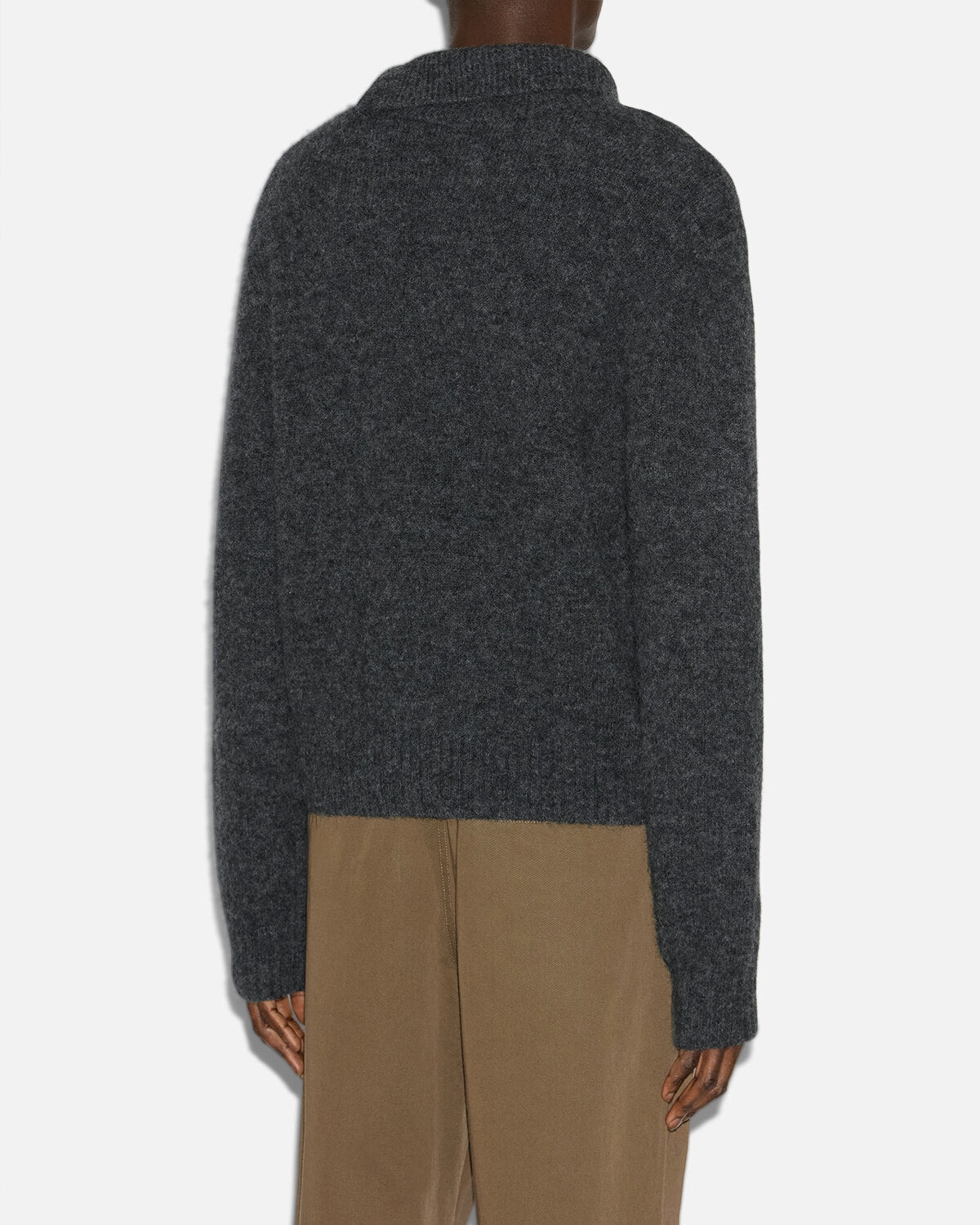 ALIOCHA SWEATER smooth zipper Eco Certified Fibers