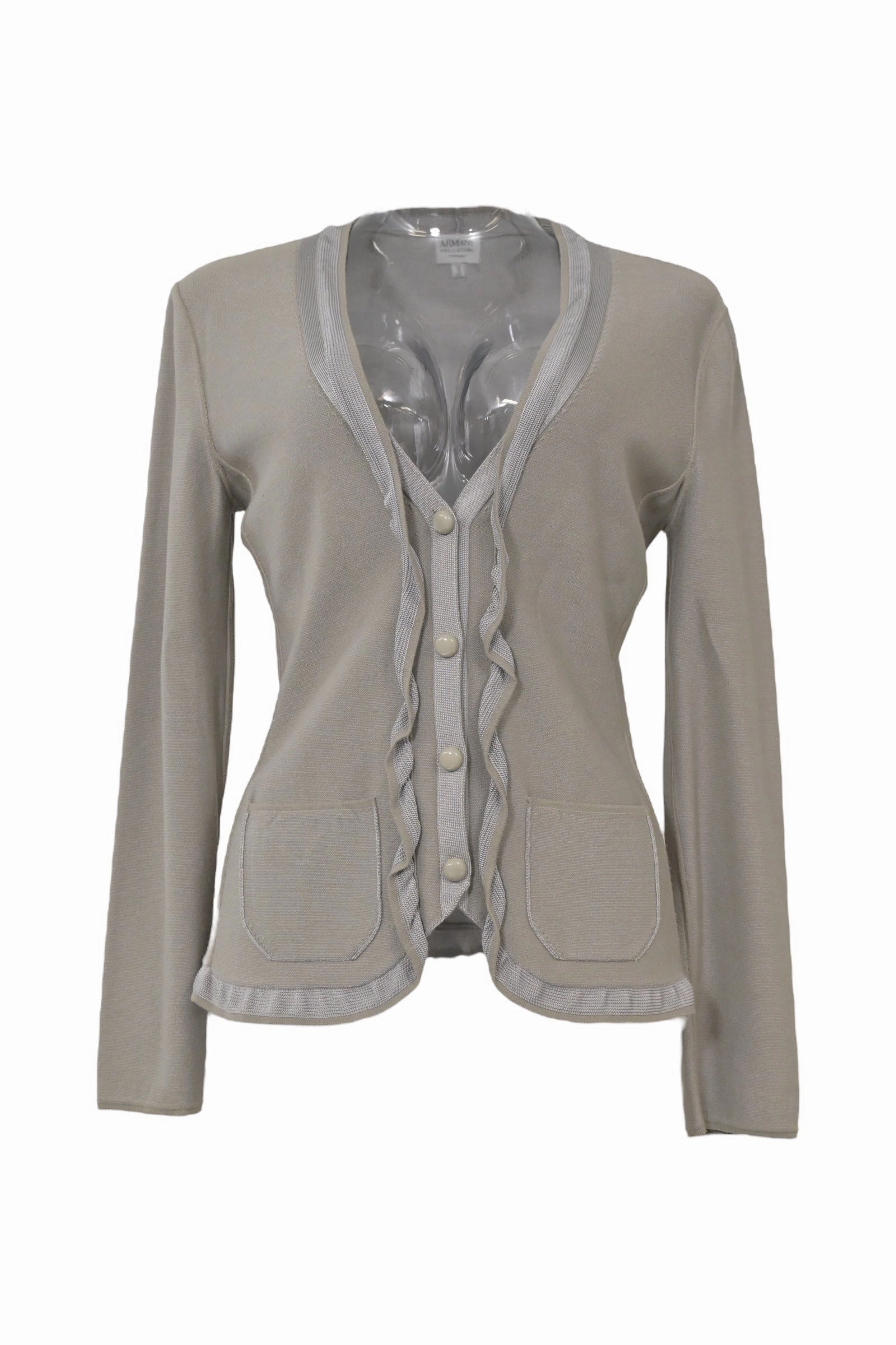 [WW35039] Armani Collezioni | Knitwear DropShoulder Design Fresh Casual Wear