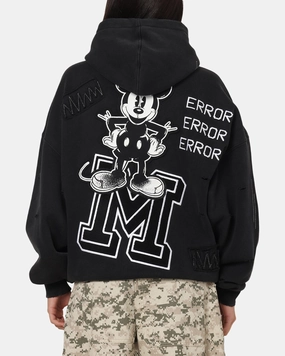 Durable Overlock Stitch American Thrift Disney Mickey Prototype 001 Hoodie Black