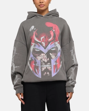 BondedHemline American Thrift Marvel X-Men Magneto Premium Hoodie Washed Charcoal