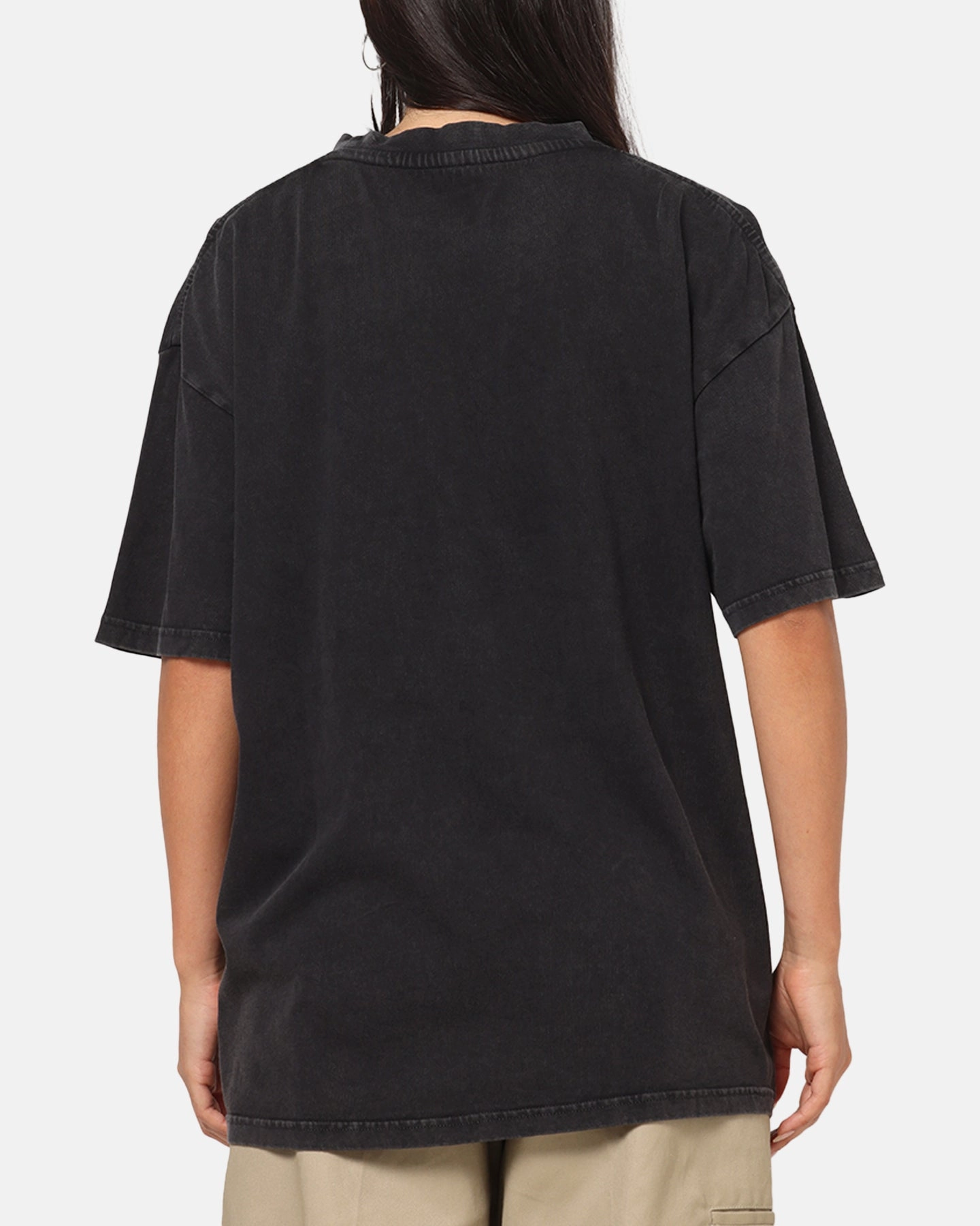 Convertible Style American Thrift New Standard T-Shirt Black Acidwash