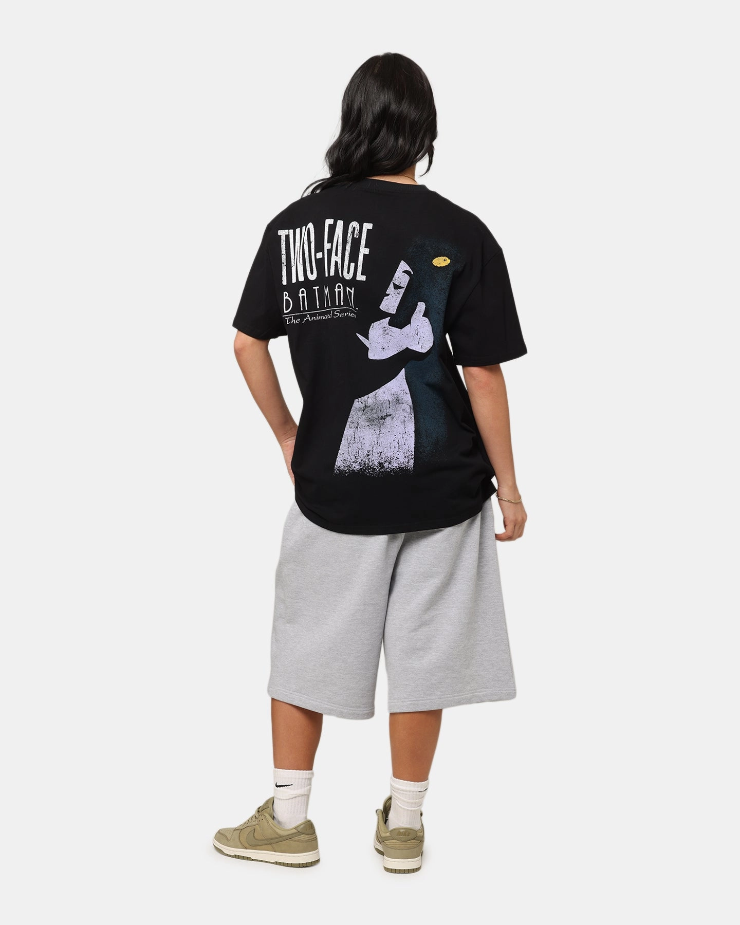 NonIrritatingEdges American Thrift X DC Batman Two Face Heavy T-Shirt Black