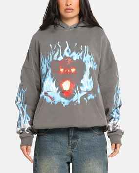 AntiPillingTechnology American Thrift X Lord Of The Rings Balrog Premium Hoodie Washed Charcoal