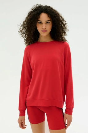 Loose Blouse Andie Oversized Fleece Sweatshirt