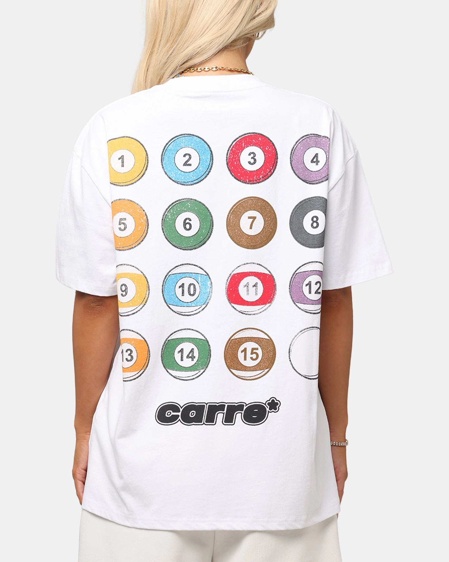 Thermal Regulation Fabric Carre Break T-Shirt White