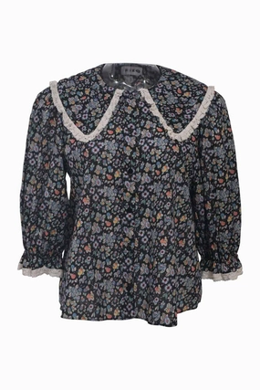 [WW42425] Rixo | Long sleeve top Flexible Hemline