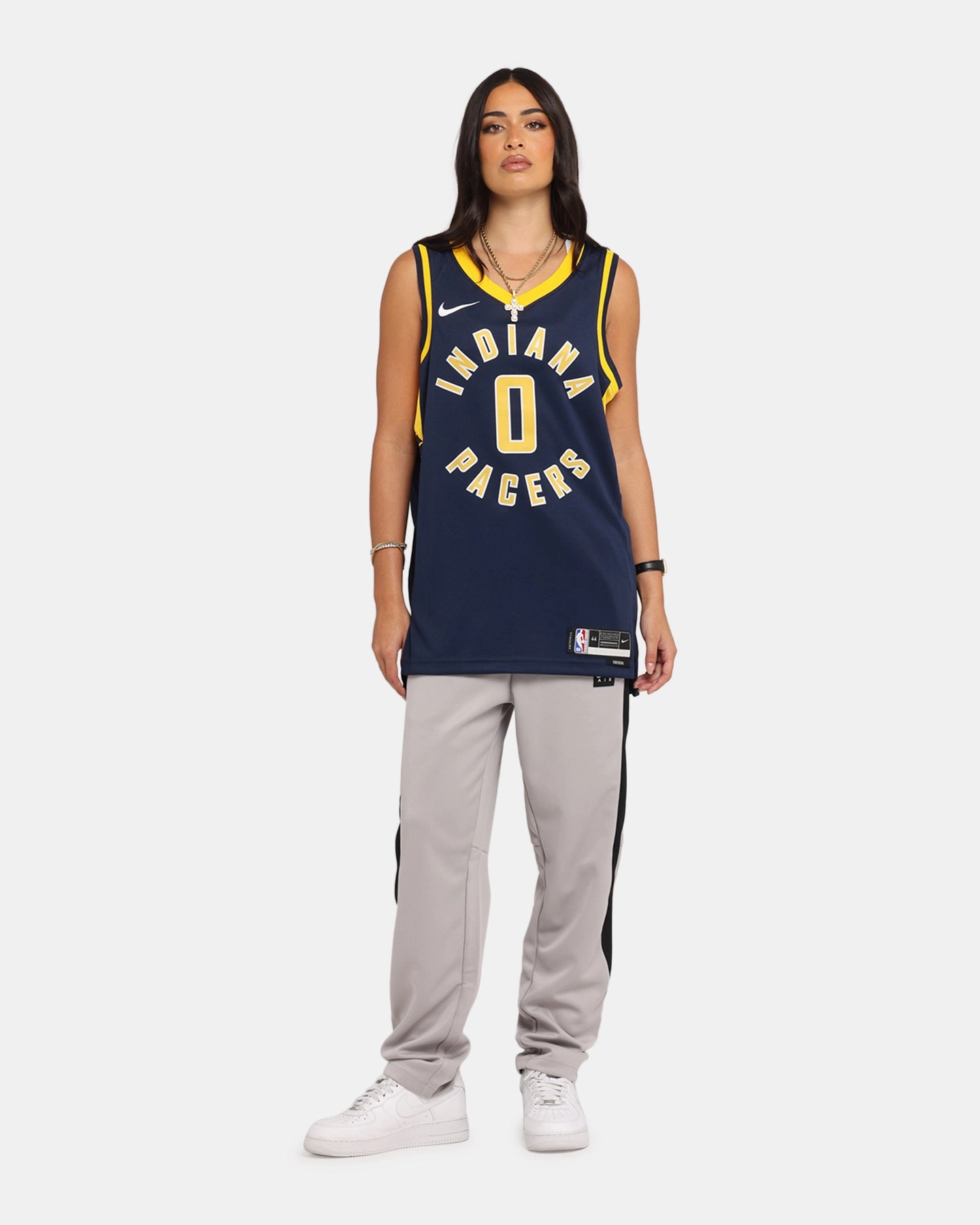 Easy Fit Nike Tyrese Haliburton Indiana Pacers #0 Icon Edition 2022/23 Nike Dri-Fit NBA Swingman Jersey College Navy