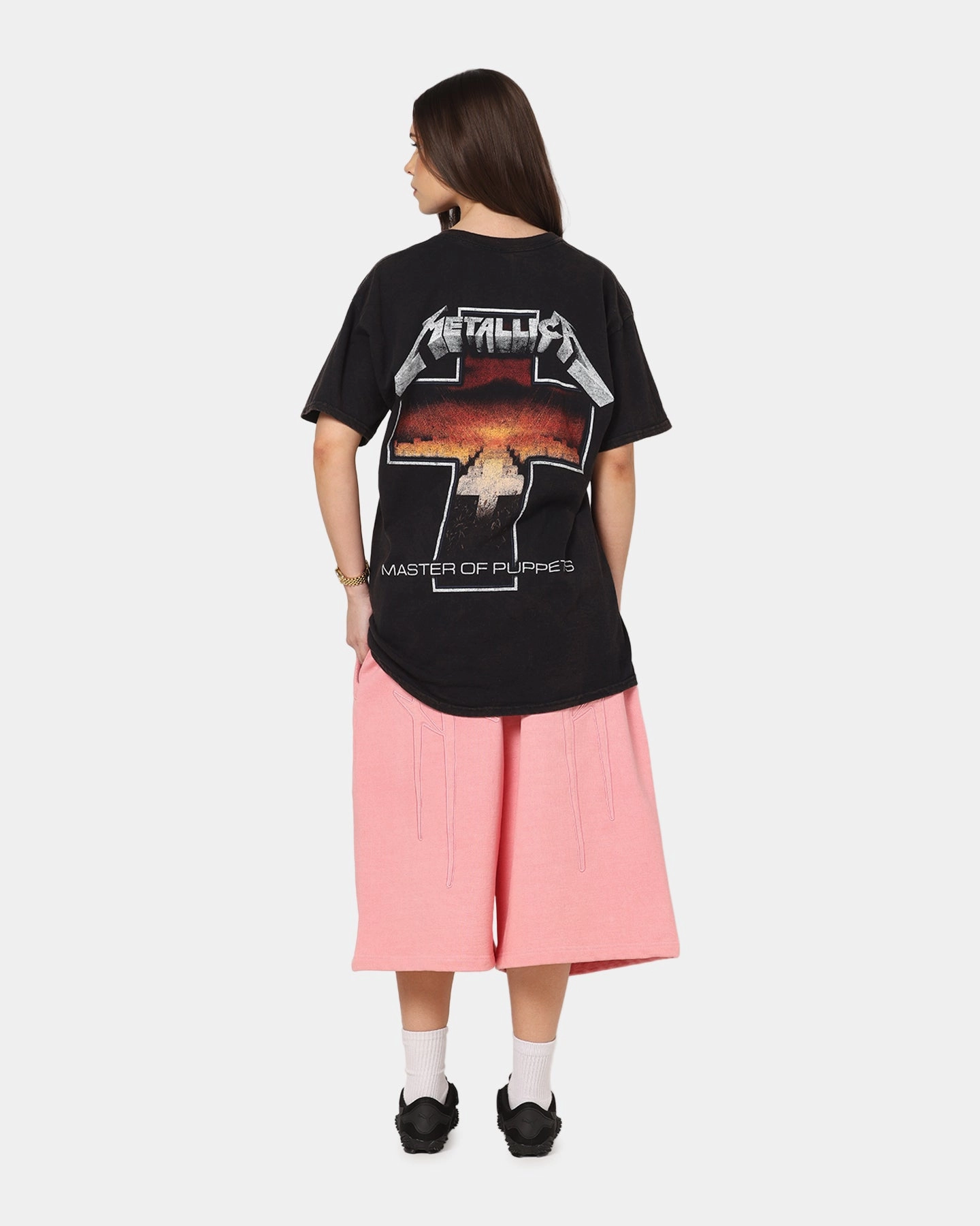 Metallica Master Of Puppets T-Shirt Black Wash AntiSlipGrip