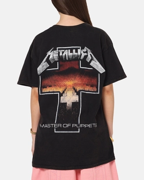 Metallica Master Of Puppets T-Shirt Black Wash Regular Fit
