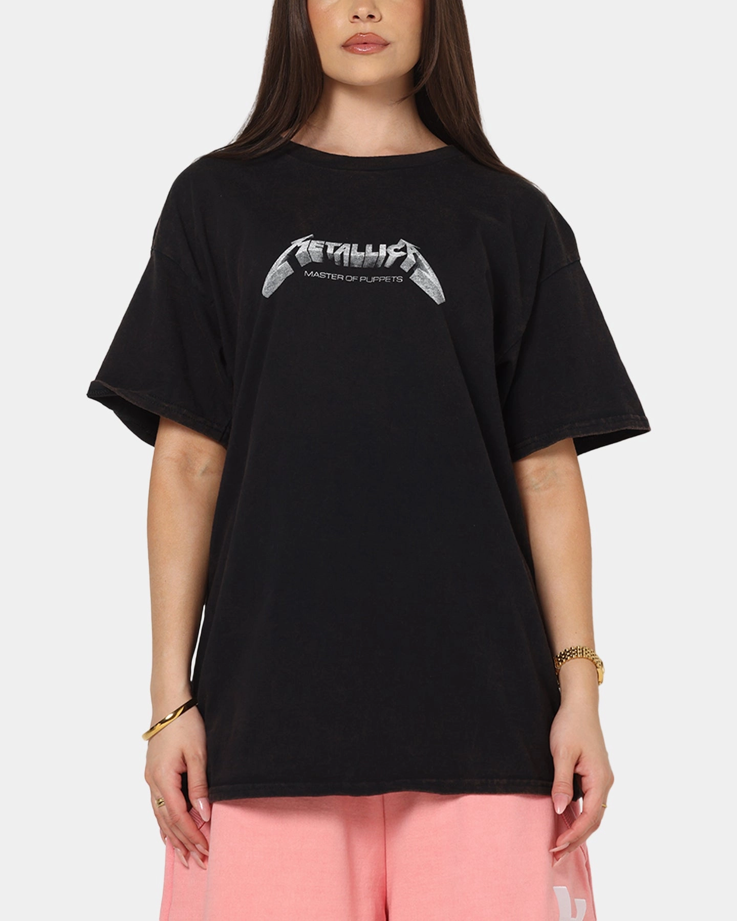 Metallica Master Of Puppets T-Shirt Black Wash Bamboo Fiber Fabric