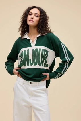 Bonjour! Rugby Long Sleeve Reversible design