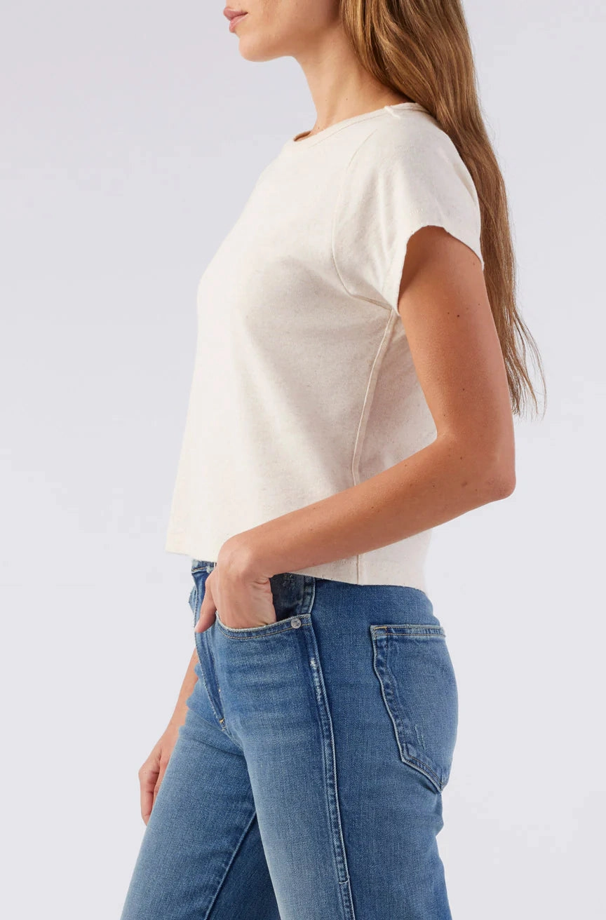 Double Layered Hem Noise Reduced Zipper Baby Tee