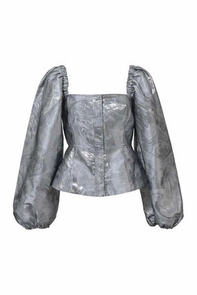 [WW42755] Ganni | Long sleeve top standard fit