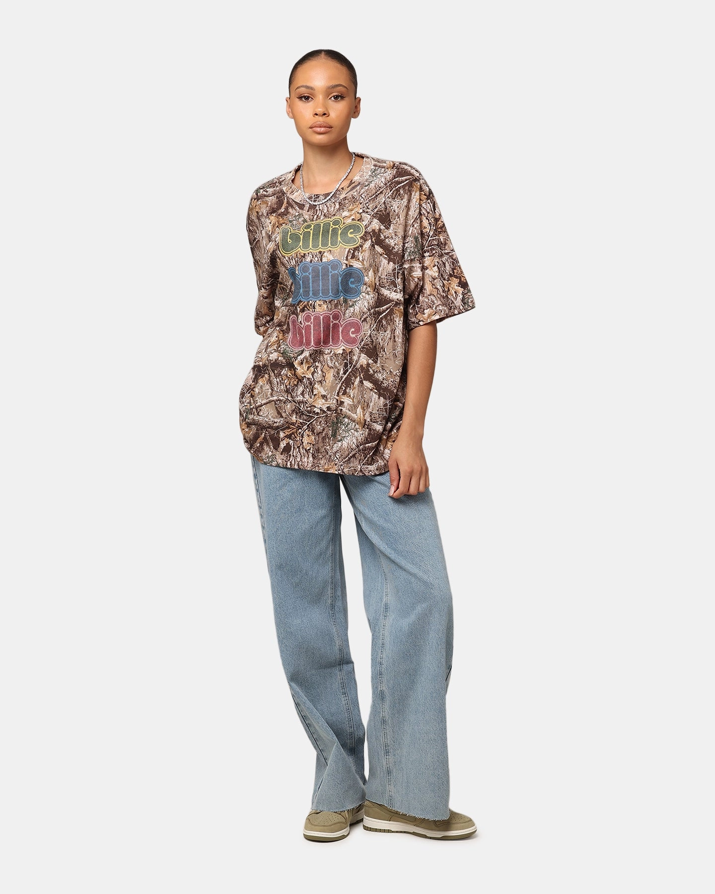 NonFade Dye Daily Wear Billie Eilish Billie Billie Billie Organic Cotton T-Shirt Realtree