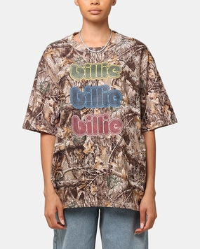 Weighted Hem YarnBlend Billie Eilish Billie Billie Billie Organic Cotton T-Shirt Realtree