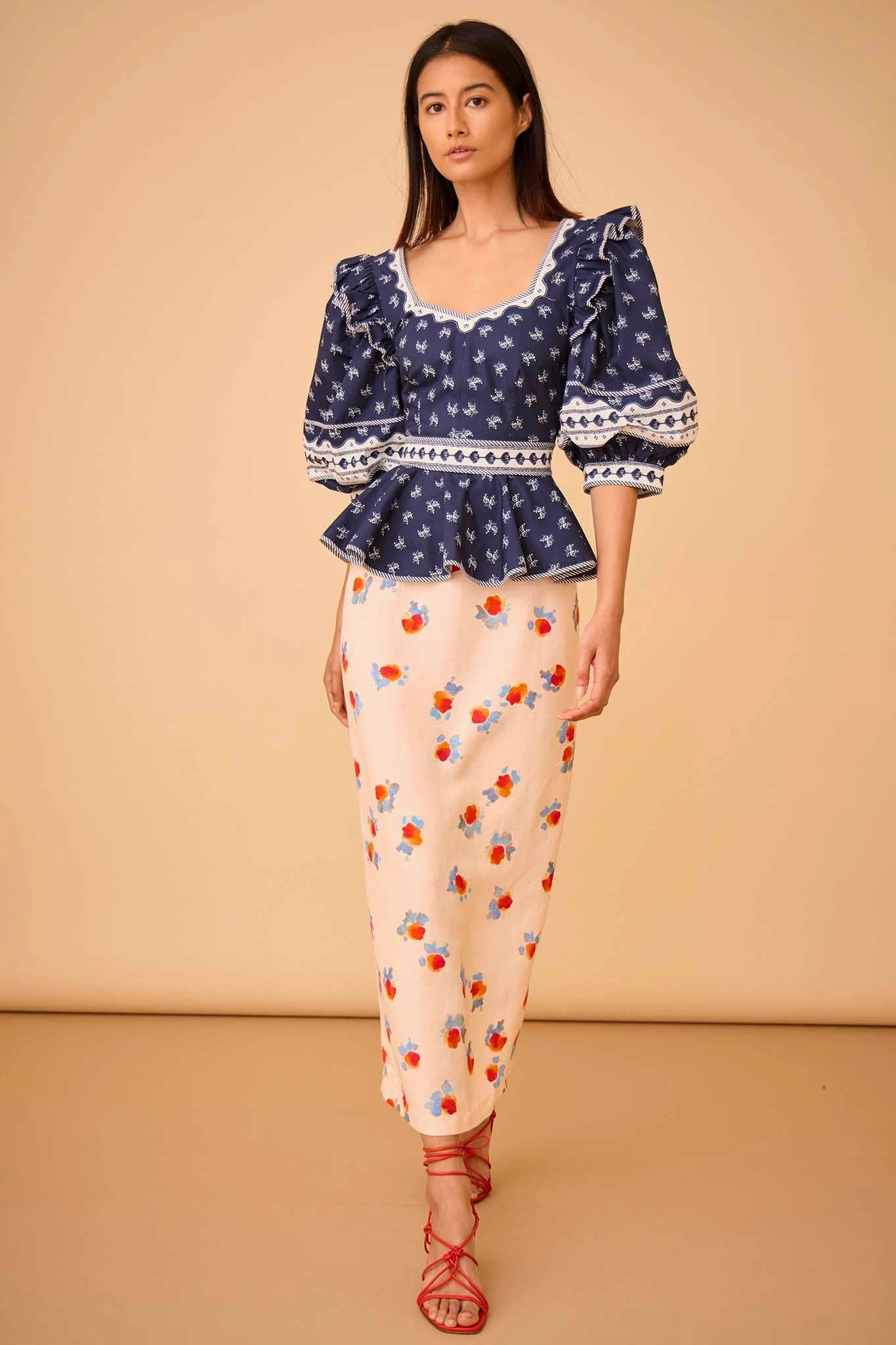 GarmentWashed Texture Blayne Top