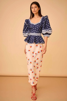 GarmentWashed Texture Blayne Top