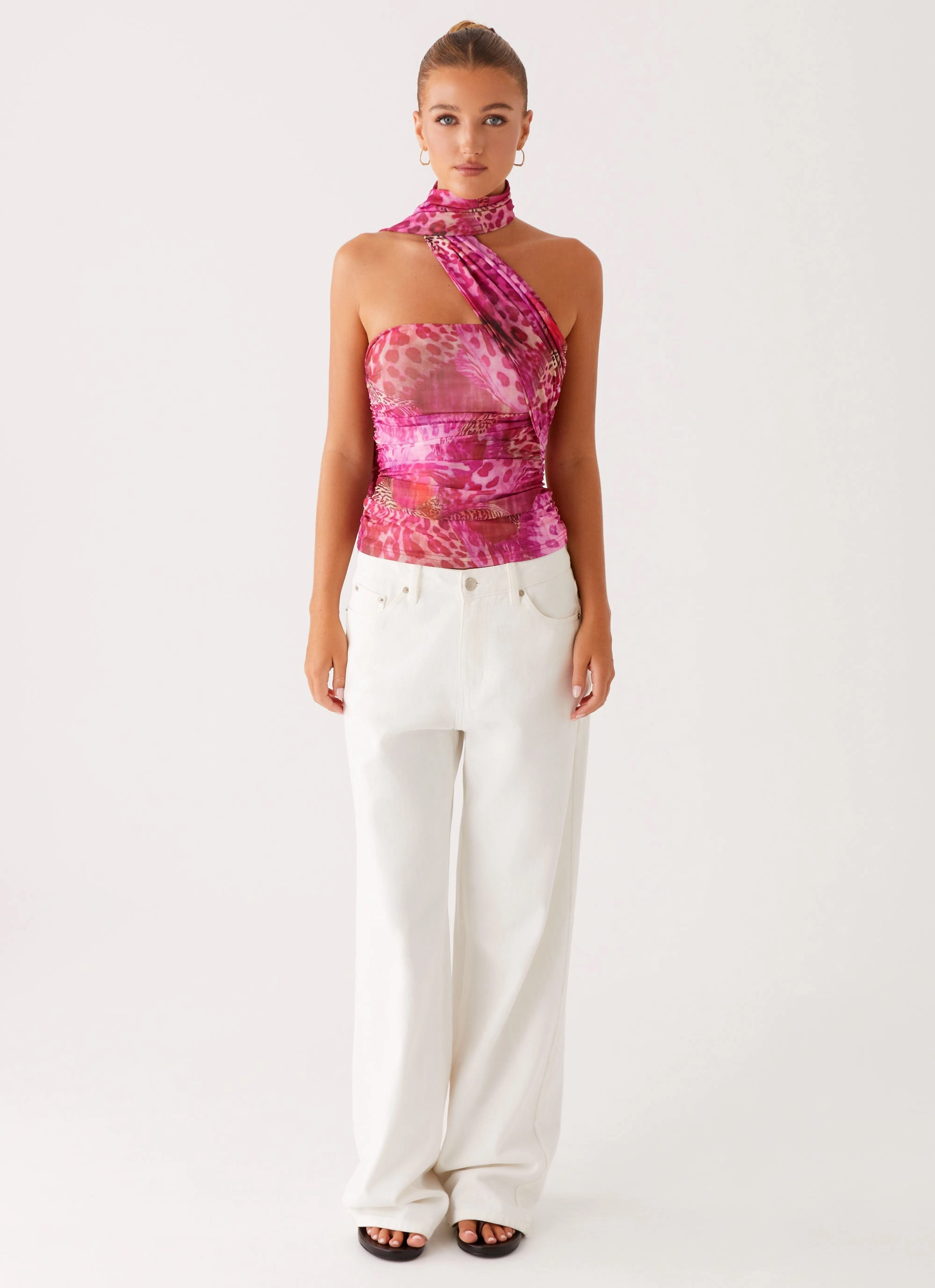 Breaking News Top - Lavender Lagoon Roll Up Sleeve System