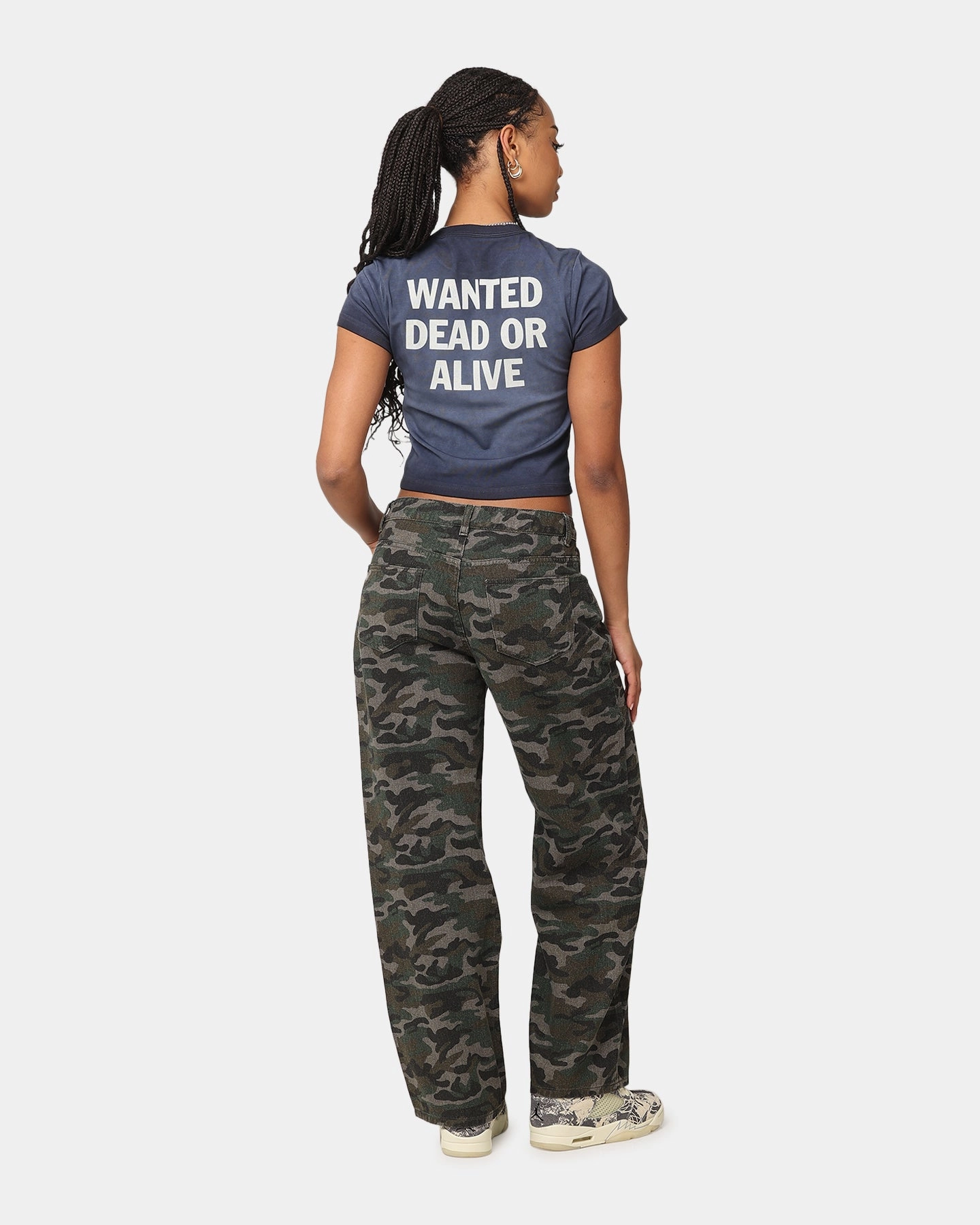 MoistureWickingTechnology MinimalistSilhouette Bon Jovi Women's Dead Or Alive Sunfade Baby T-Shirt Black Wash