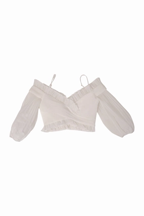 [WW42299] Zimmermann | Long sleeve top Flatlock Seam Design Flexible Ribbing