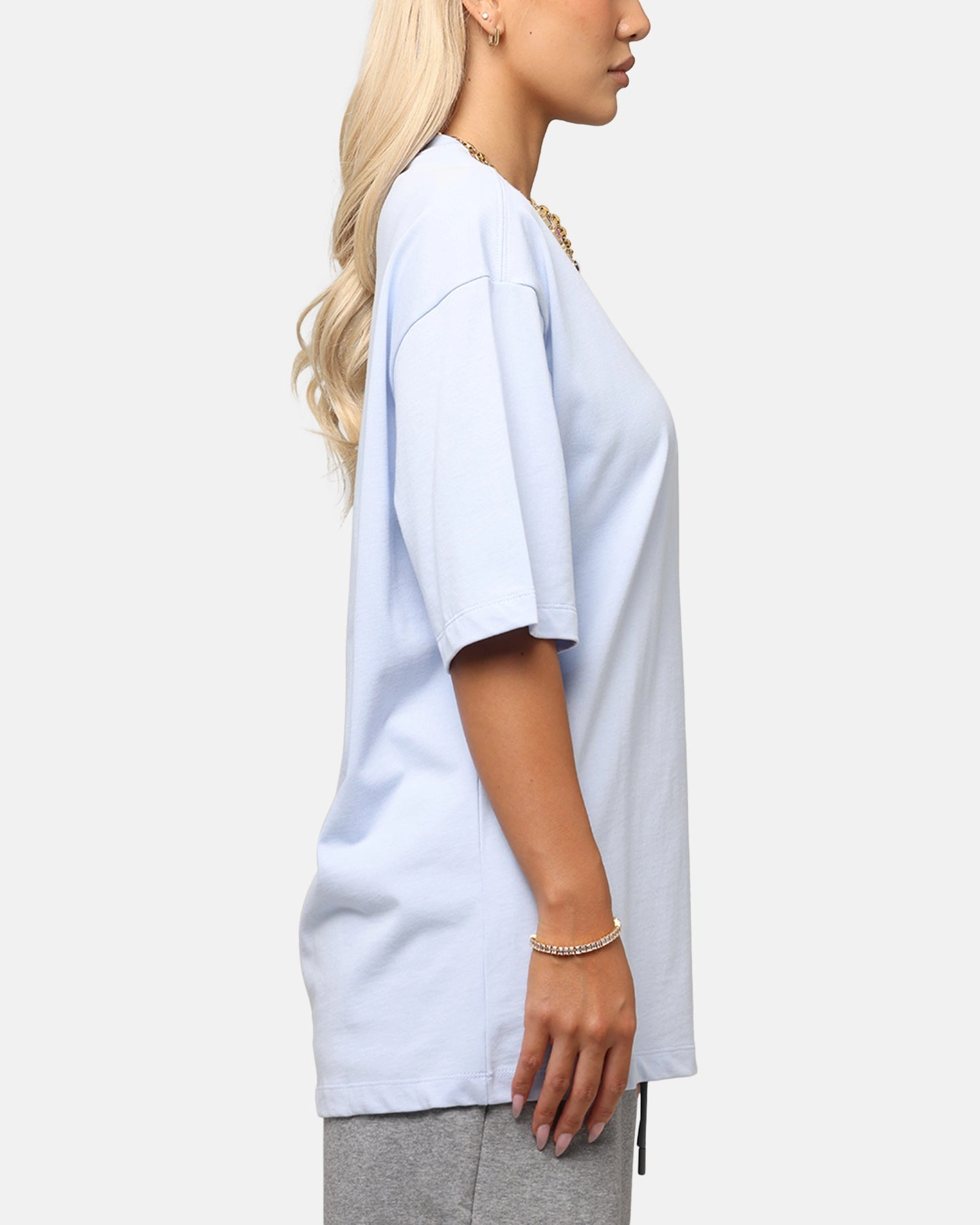 Jordan Brand Sneaker Patch Crew T-Shirt Blue/Black Relaxed Tee