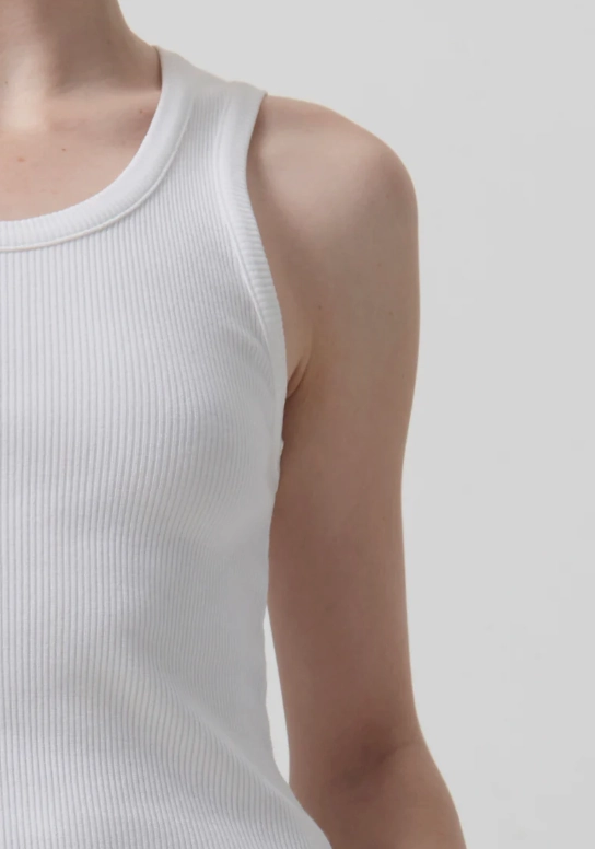 FlatlockSeams Tagless Design Poppy Tank