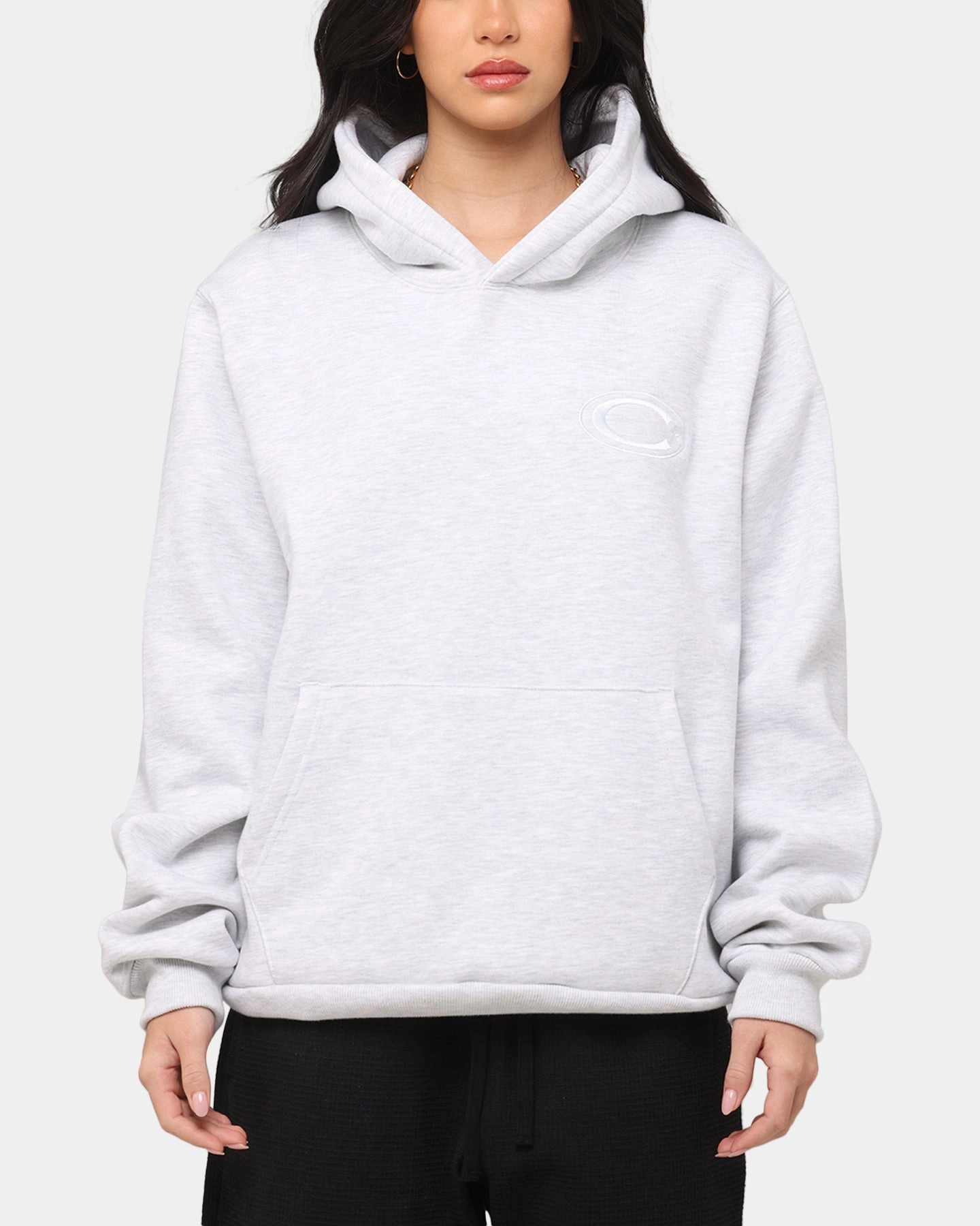 Carre Graffiti Hoodie Grey Marle NonRestrictiveCut