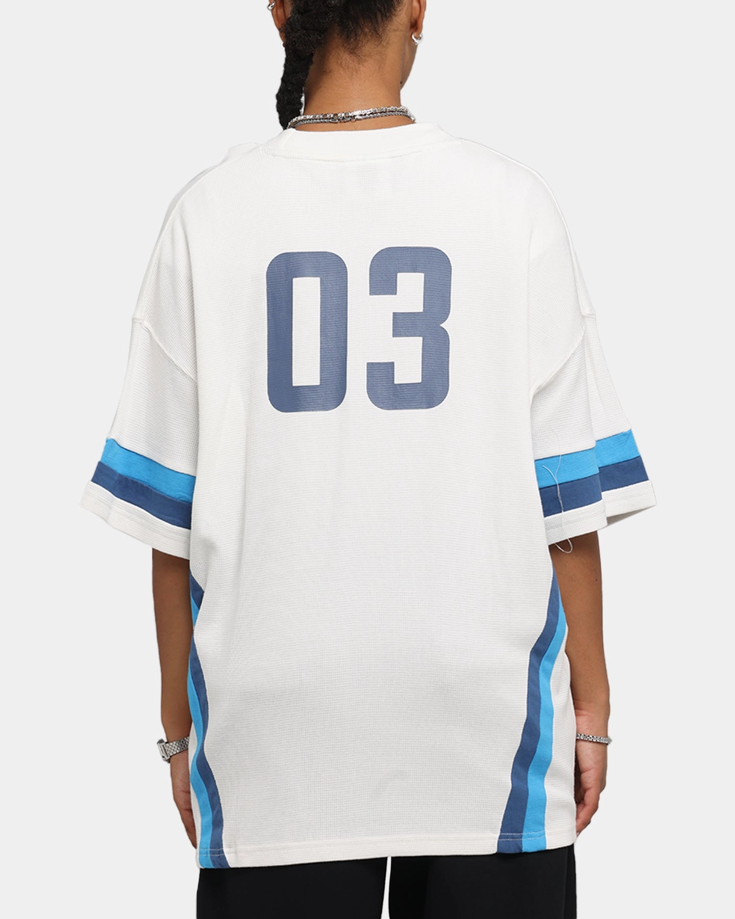 anti static coating Carre Graffiti Waffle T-Shirt Off White