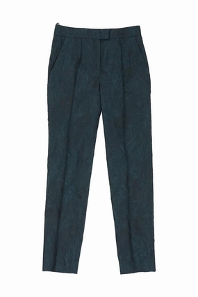 Comfy Waistband Recycled Polyester [WW30831] Shanghai Tang | Cropped Pants