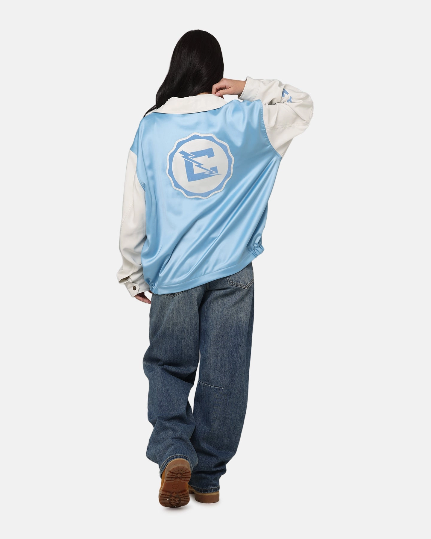 Activewear Top Champion 50's Team Captain Jacket Pale Blue
