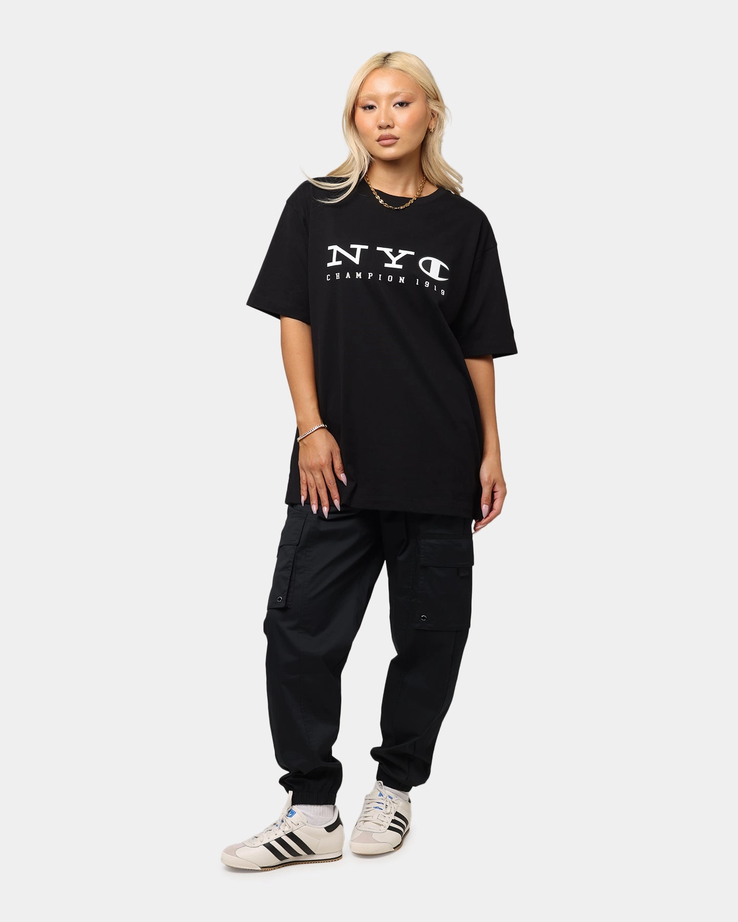 Champion Rochester Graphic T-Shirt Black Odor Resistant Fabric