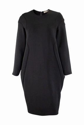 [WW18428] Jil Sander | Knee Length Dress Knit Cool Night Party