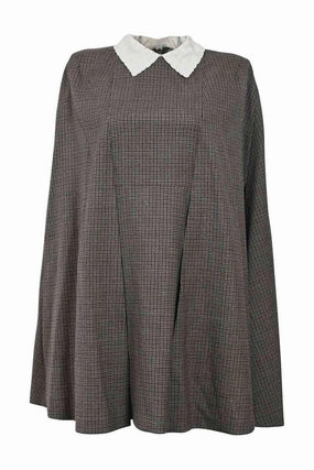 [WW38357] Fendi | Mini Dress Sleek Drape Subtle Mood