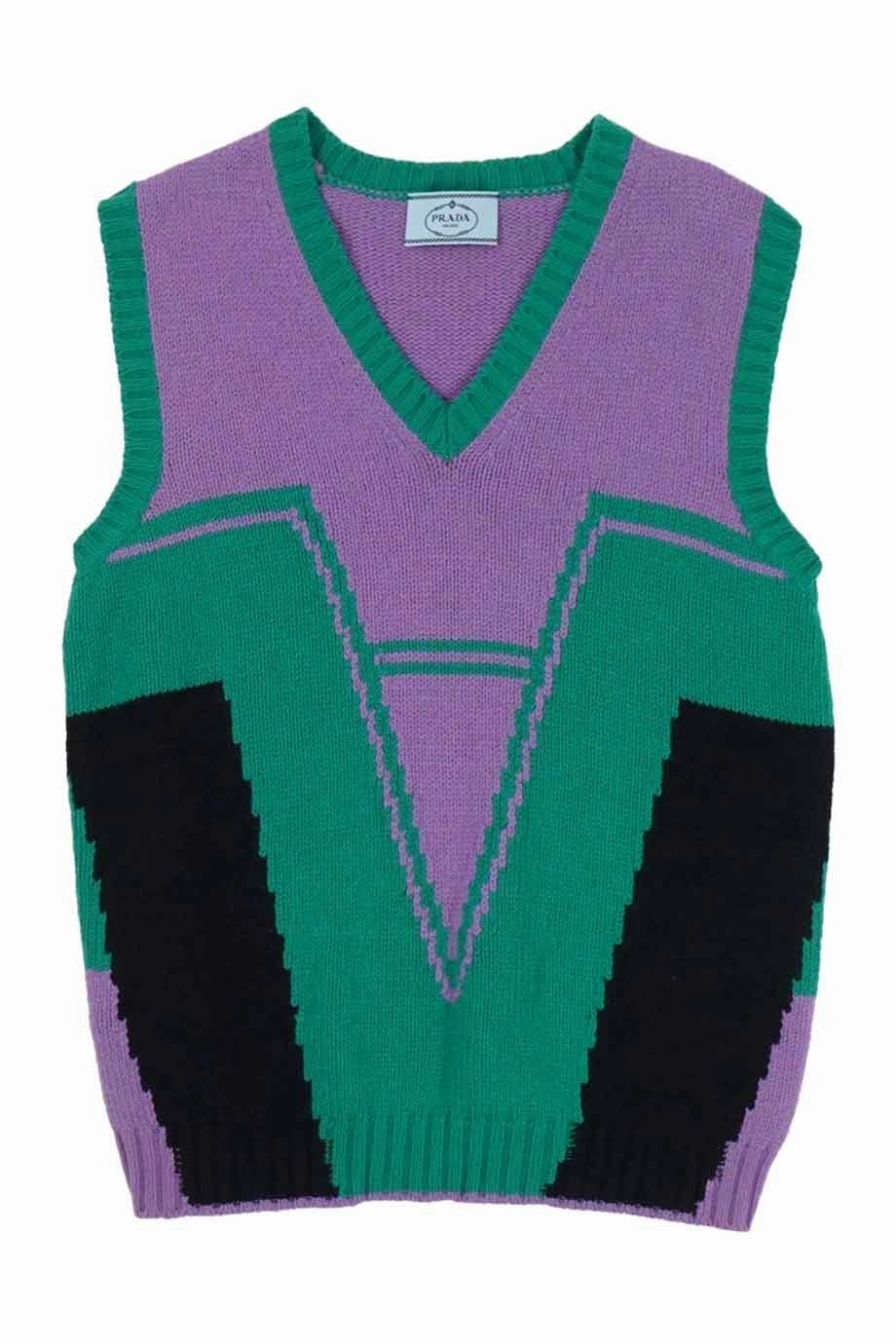 [WW31706] Prada | Knitwear Moisture Wicking Yarn Elastic Edging