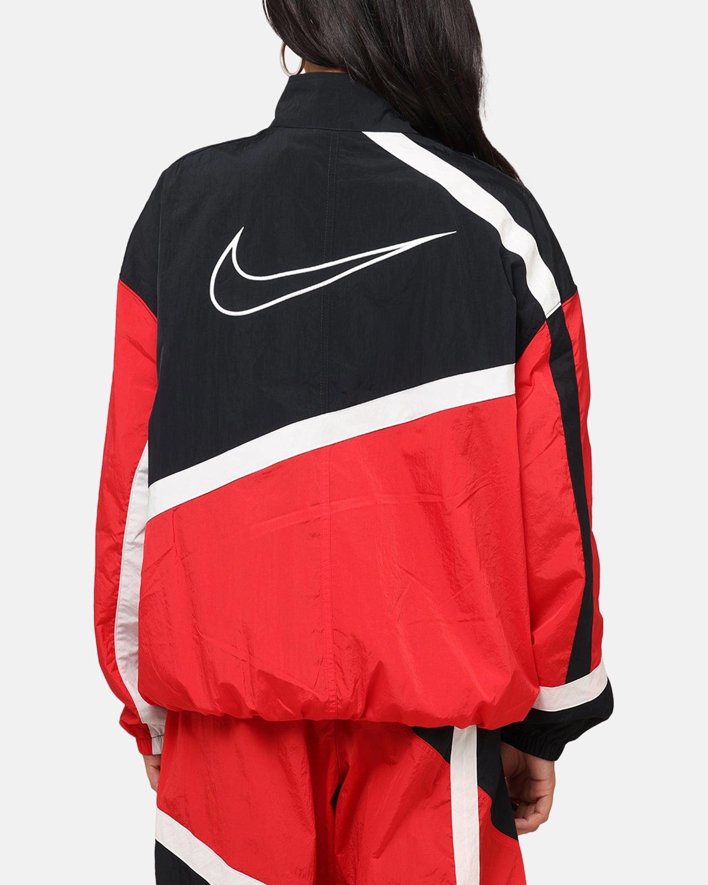 Cool Weather Nike Women's Oversized Street Woven Jacket University Red/Black/Sail