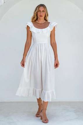 Alethea Summer Midi Dress Fashion Essential Easy to Wear