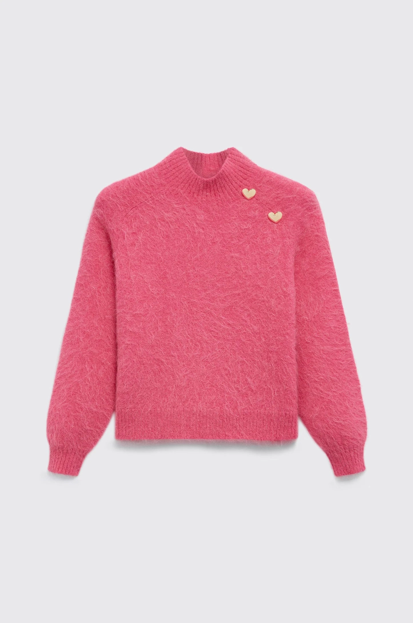 Non Restrictive Mobility Coeur Sweater in Rose