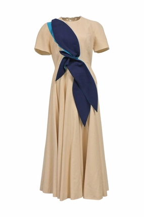 [WW45419] Delpozo | Midi Dress Care-Instructions-Included