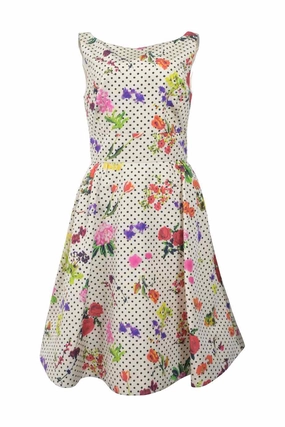 Light Soft Sunset Glow [WW40416] Oscar De La Renta | Knee Length Dress