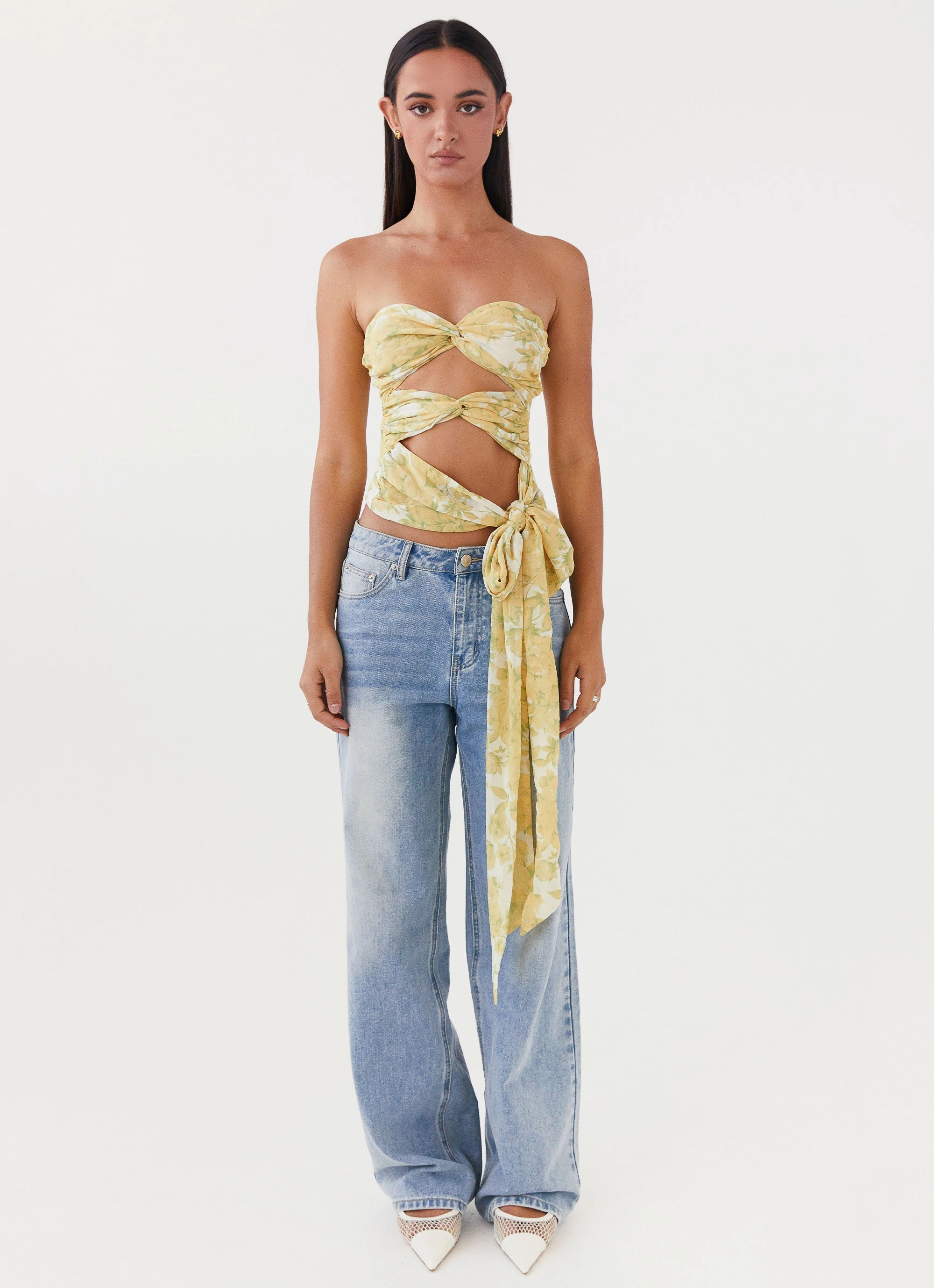 LayeredStyling Sunlight Cascade Top - Daffodil