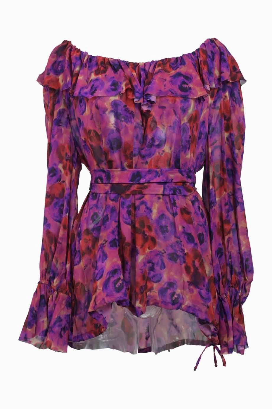 [WW40604] Dries Van Noten | Long sleeve top Wrinkle Resistant Textile NonChafingEdges