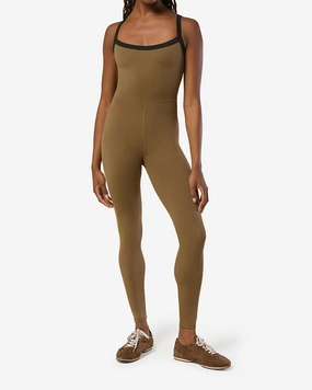 ElasticCuffs electronic Contrast Strap Jumpsuit