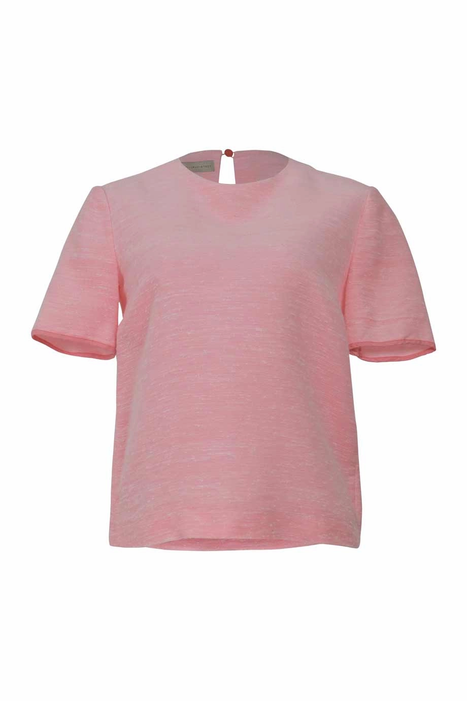 [WW36592] Stella McCartney | Short sleeve top Tencel Cotton Hybrid Weave