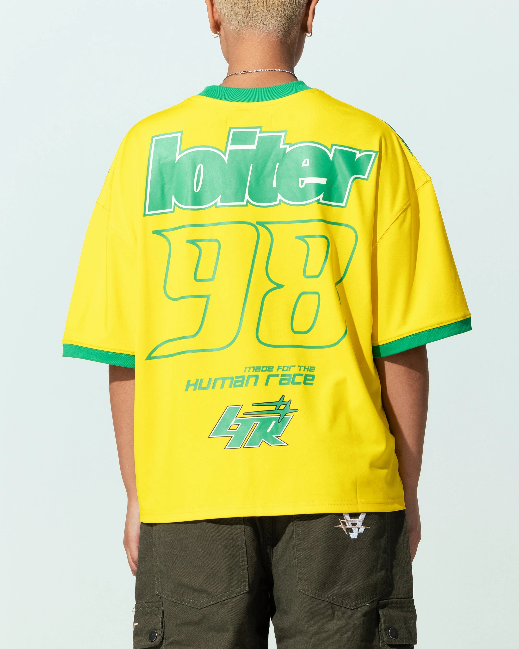 AntiStaticFabric Friction Resistant Edges Loiter Tournament Jersey Yellow/Green