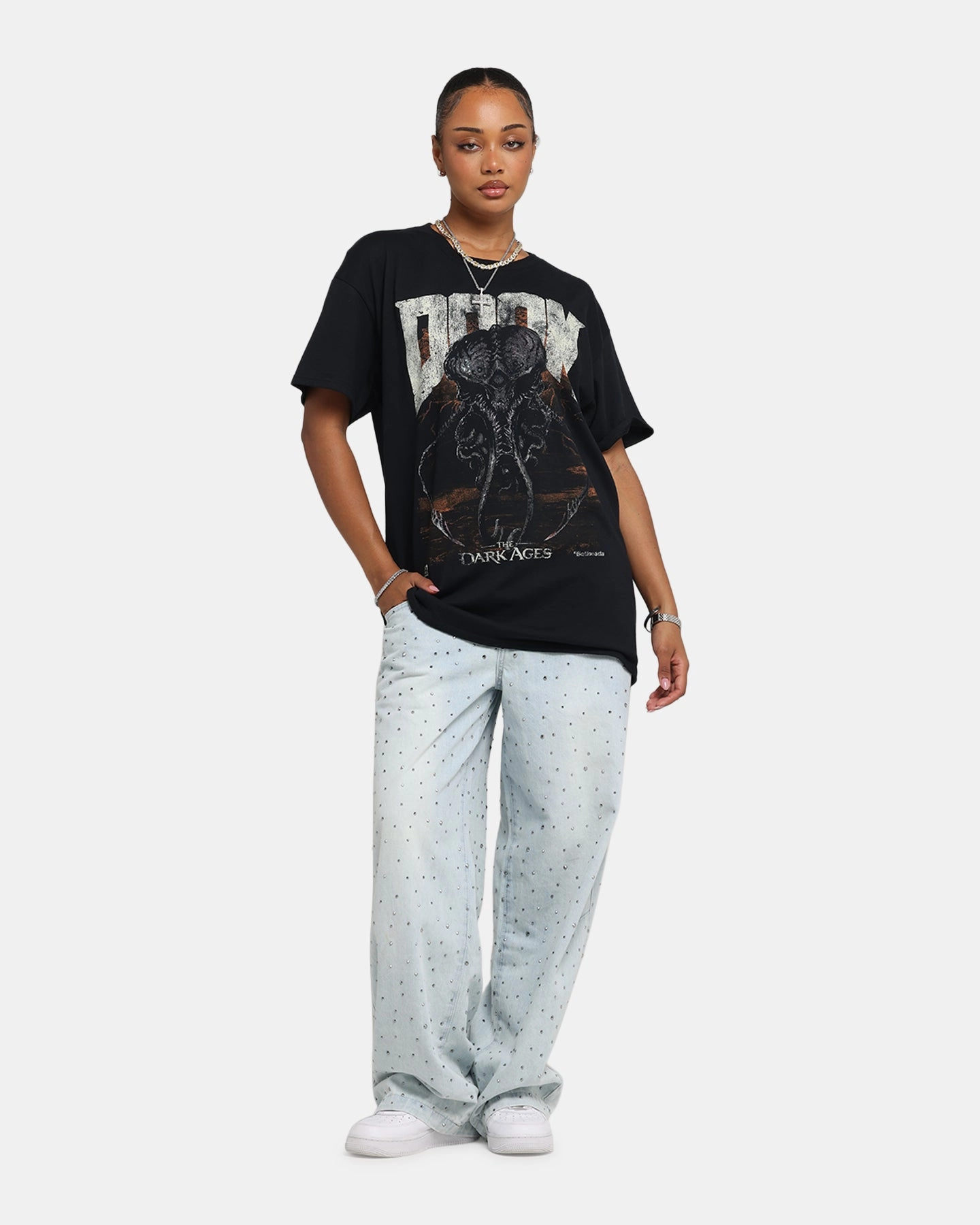 SoftTouch 73 Studio X Doom Cacodemon Metal T-Shirt Black