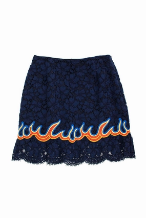 [WW8169] Sandro | knee Length Skirt Mix Culture